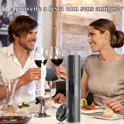 Abridor de Vinho Automático para apreciadores