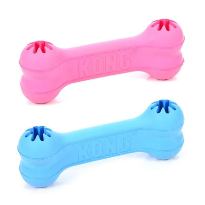 KONG Puppy Goodie Bone Dog Toy S-Blue/Pink