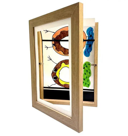 Kids Art Frames Magnetic Front Open Changeable Display Home Decor Kids Frametory For Poster Photo Drawing Paintings Pictures NEW